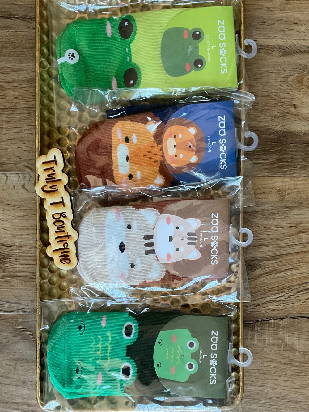 Bundle of 4 kiddos animal zoo socks